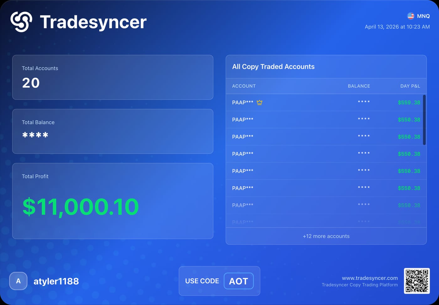 Member trading win